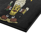 Planche À Découper Mascotte de toast de bière (Coin)