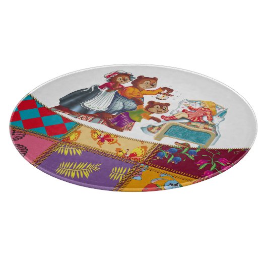 Planche À Découper Masha et 3 ours (Coin)