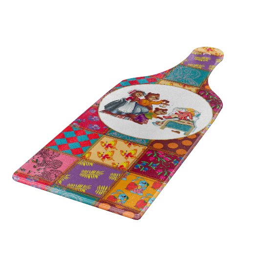 Planche À Découper Masha et 3 ours (Coin)