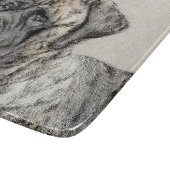 Planche À Découper Mastiff anglais (Brindle) Peinture - Chien Art (Coin)
