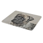 Planche À Découper Mastiff anglais (Brindle) Peinture - Chien Art (Coin)