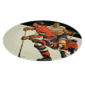 Planche À Découper Match de hockey sur glace (Coin)