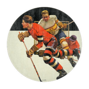 Planche À Découper Match de hockey sur glace