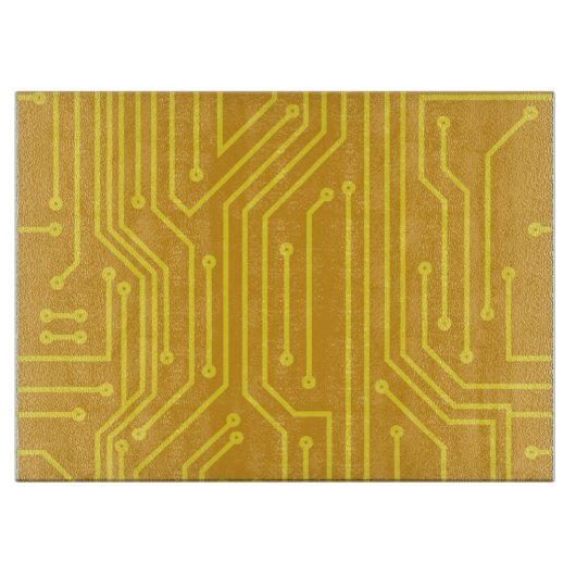 Planche À Découper Matériel informatique abstrait (Devant)