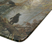 Planche À Découper Matin dans une forêt de pins (Ours dans les bois) (Coin)
