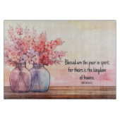 Planche À Découper Matthieu 5:3 Conseil de coupe (Devant)