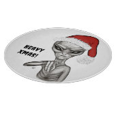 Planche À Découper Mauvais Alien, Lourds Noël ! (Coin)