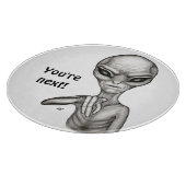 Planche À Découper Mauvais Alien, Tu es le prochain ! (Coin)