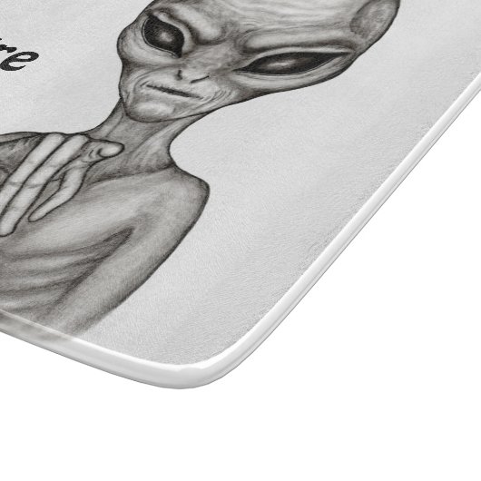 Planche À Découper Mauvais Alien, Tu es le prochain ! (Coin)