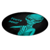 Planche À Découper Mauvais Alien, Tu es le prochain ! (Coin)