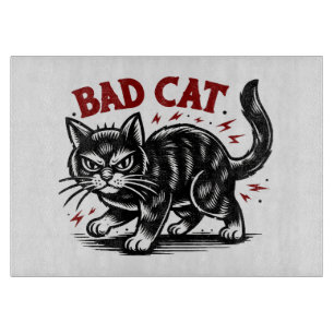 Planche À Découper Mauvais Chat