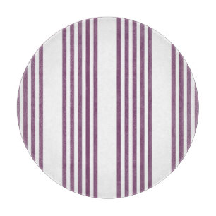 Planche À Découper Mauve violet blanc cinq bandes motif