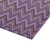Planche À Découper Mauve zigzag stripes (Coin)