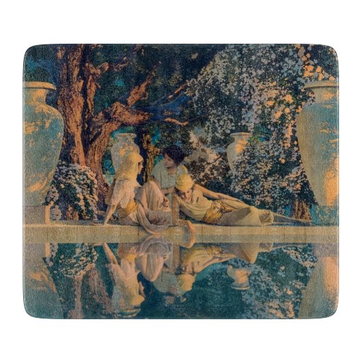 Planche À Découper Maxfield Parrish Le Jardin d'Allah 1918 Beaux-Arts (Devant)
