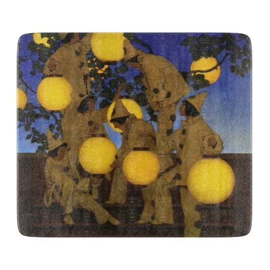 Planche À Découper Maxfield Parrish Les Porteuses de Lanternes 1908 V (Devant)