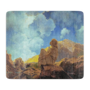 Planche À Découper Maxfield Parrish Matin 1922 Nuage Bleu Beaux-Arts