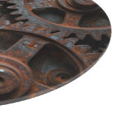 Planche À Découper Mécanisme Industriel Rouillé (Coin)