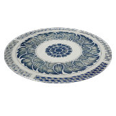Planche À Découper Médaillon Chinois : Chinoiserie Bleu Indigo (Coin)
