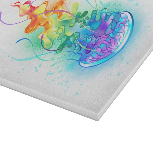 Planche À Découper Méduse arc-en-ciel (Coin)