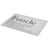 Planche À Découper Meilleur Funcle du monde, Oncle Définition moderne (Coin)