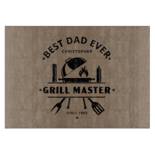 Planche À Découper Meilleur Papa de Tous les Temps Maître du Grill