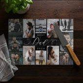 Planche À Découper Meilleur papa jamais | Fête des pères 12 Collage p