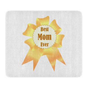 Planche À Découper Meilleure maman jamais Golden Lauréat du prix ruba