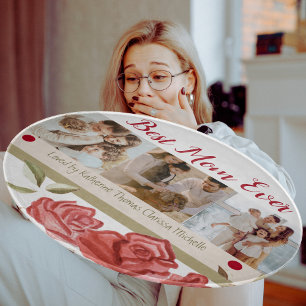 Planche À Découper Meilleure Maman Jamais Rouge Roses Chic Elegant Fê