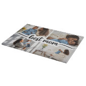 Planche À Découper Meilleure Maman Personnalisée 4 Photo Collage (Coin)