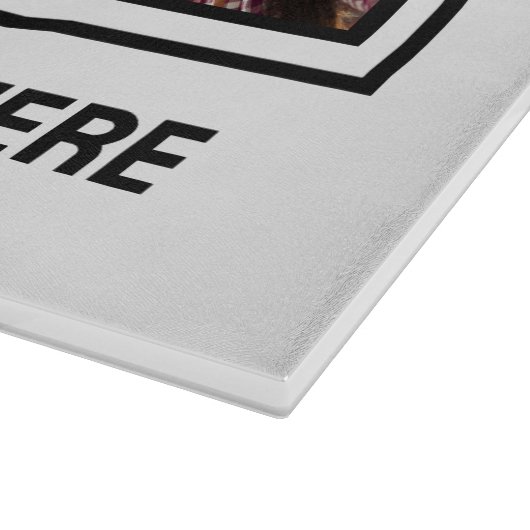 Planche À Découper Meilleurs amis photos personnalisées, texte et cou (Coin)