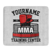 Planche À Découper Mélange d'arts martiaux AJOUTER LE NOM MIXED MARTI (Devant)