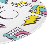 Planche À Découper Memphis des années 90 : Eléments de design pop. (Coin)