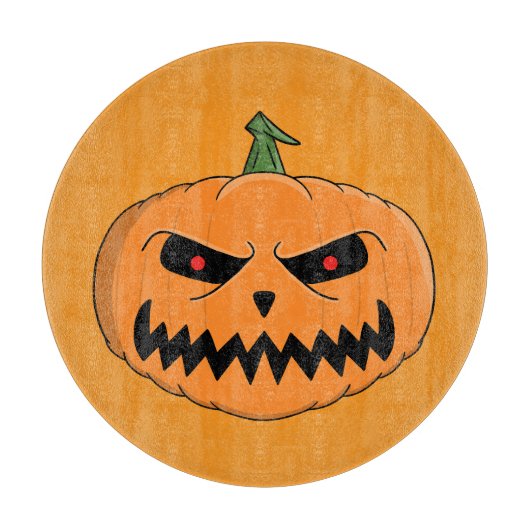 Planche À Découper Menacer Jack O'Lantern Halloween (Devant)