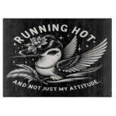 Planche À Découper Ménopause amusante Carte de coupe en verre Flash c (Devant)