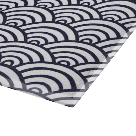 Planche À Découper Mer de Seigaiha (Coin)