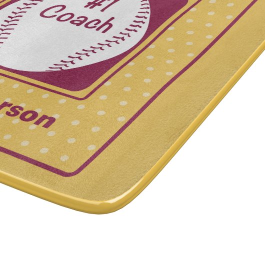 Planche À Découper Merci Coach, Merci Numéro 1 (Coin)