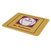 Planche À Découper Merci Coach, Merci Numéro 1 (Coin)