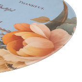 Planche À Découper Merci Grategul Béni Floral Thanksgiving (Coin)