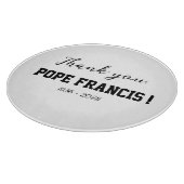 Planche À Découper Merci, le pape François ! décédé Wind Chime (Coin)