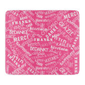 Planche À Découper Merci Votre Conseil De Coupe De Texte Cadeau Multi (Devant)