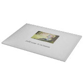 Planche À Découper Mère fille photo de famille ajouter nom image text (Coin)