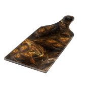 Planche À Découper Mère Terre Pagaie d'Art Abstrait (Coin)