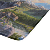 Planche À Découper Mère Wolf & Pups Mountain River Valley (Coin)