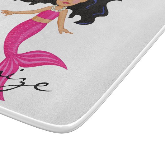 Planche À Découper Mermaid à queue rose (Coin)