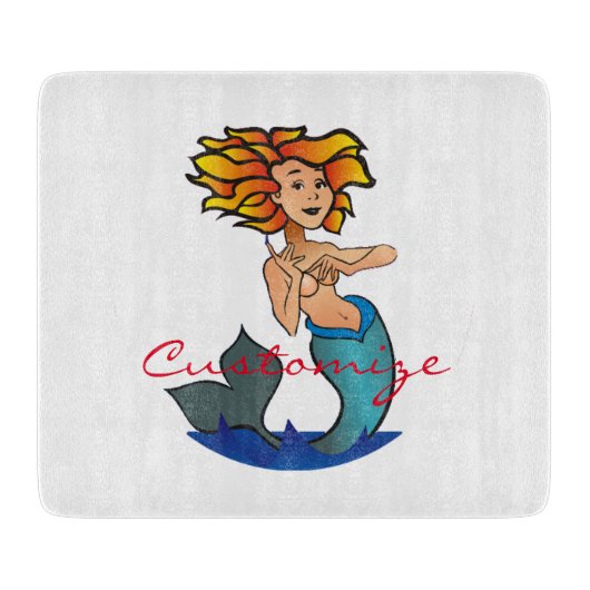 Planche À Découper Mermaid Thunder_Cove (Devant)