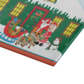 Planche À Découper Merry Christmas Santa Ms. Claus Reindeer (Coin)