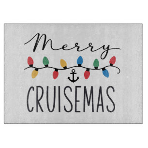 Planche À Découper Merry Cruisemas Croisière de Noël en Famille