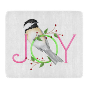 Planche À Découper Mésange mignonne "Joie"