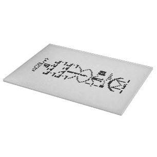 Planche À Découper Message binaire Arecibo 1974