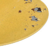 Planche À Découper Métal jaune fissuré : texture sale. (Coin)